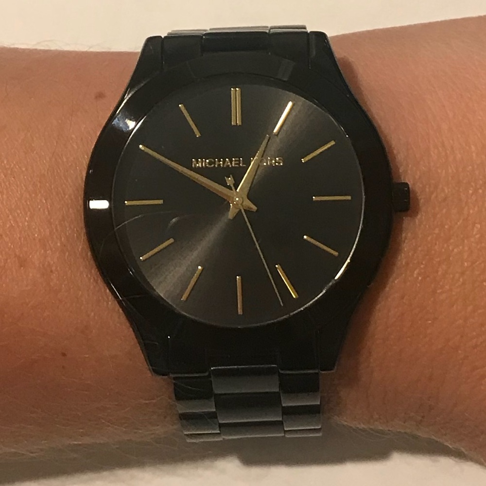 💥Sale💥 Michael Kors Black Large Face Watch